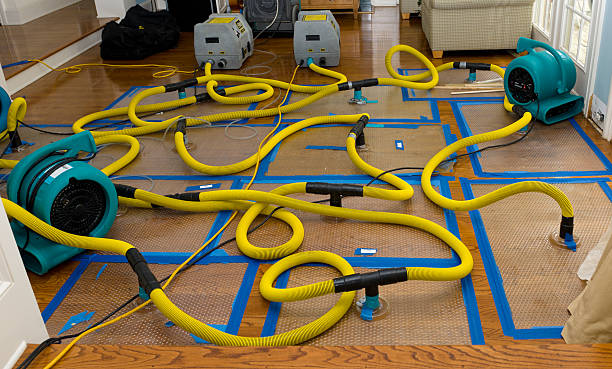 Professional Burst Pipe Water Damage technician working in Swannanoa, NC